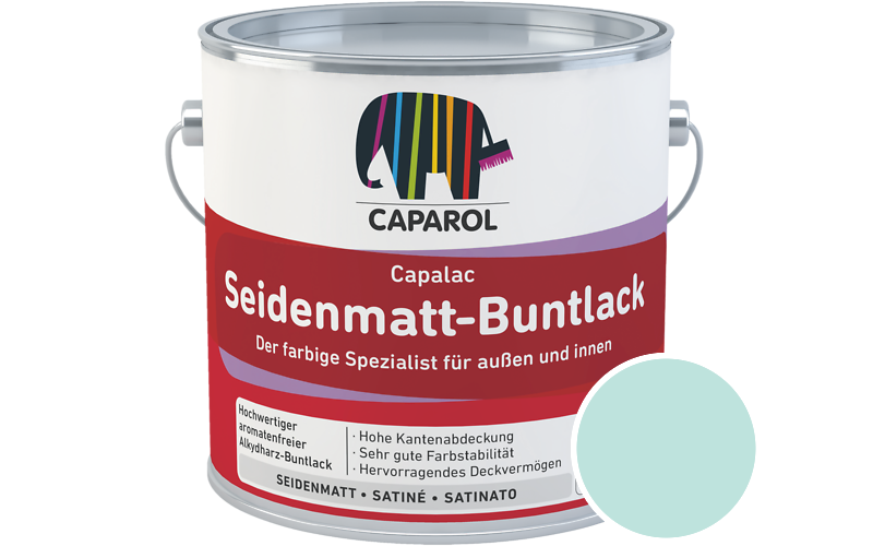 Caparol Capalac Seidenmatt-Buntlack 375ml Lack / Getnt im Farbton Sardinien 16