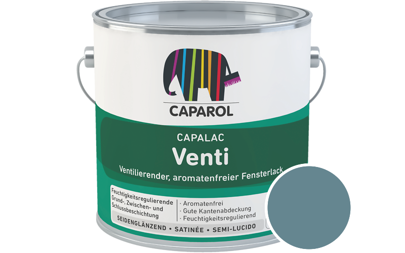 Caparol Capalac Venti Fensterlack 750ml Lack / Getnt im Farbton Arctis 100