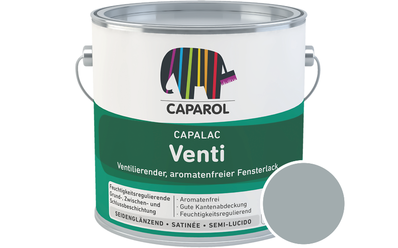 Caparol Capalac Venti Fensterlack 750ml Lack / Getnt im Farbton Arctis 50