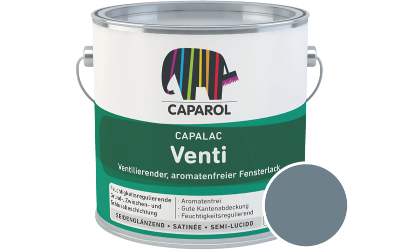 Caparol Capalac Venti Fensterlack 750ml Lack / Getnt im Farbton Atlantis12
