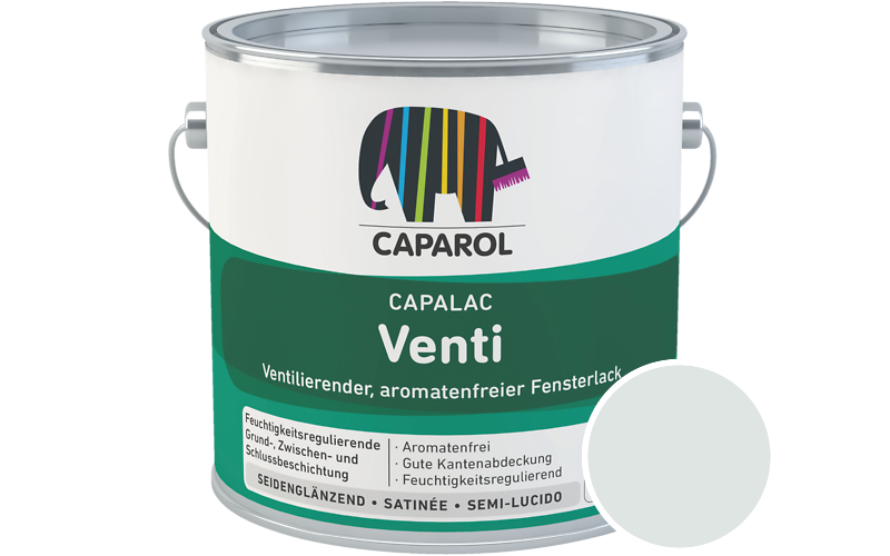 Caparol Capalac Venti Fensterlack 750ml Lack / Getnt im Farbton Atlantis18
