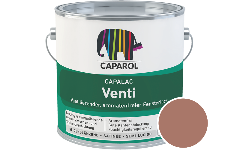 Caparol Capalac Venti Fensterlack 750ml Lack / Getnt im Farbton Cameo 100