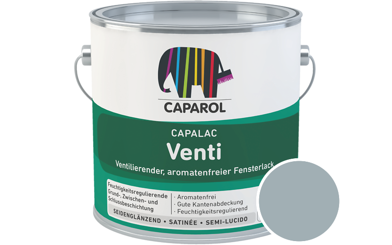 Caparol Capalac Venti Fensterlack 750ml Lack / Getnt im Farbton Coelin 35