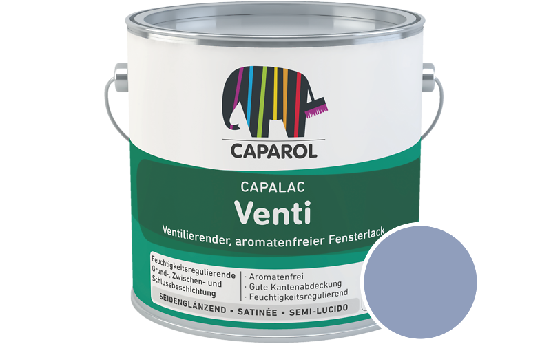 Caparol Capalac Venti Fensterlack 750ml Lack / Getnt im Farbton Cosmos 12