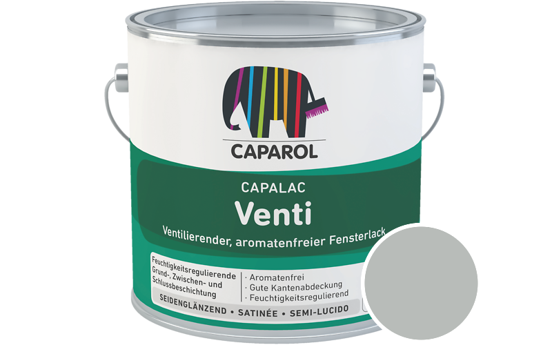 Caparol Capalac Venti Fensterlack 750ml Lack / Getnt im Farbton Graphit 14