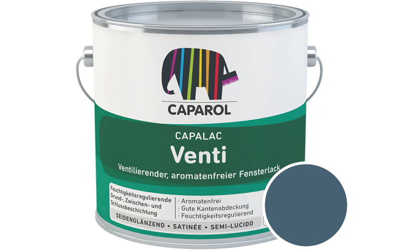 Caparol Capalac Venti Fensterlack 750ml Lack / Getnt im Farbton Iris 0