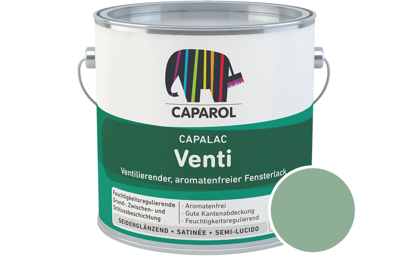 Caparol Capalac Venti Fensterlack 750ml Lack / Get�nt im Farbton Malachit 80