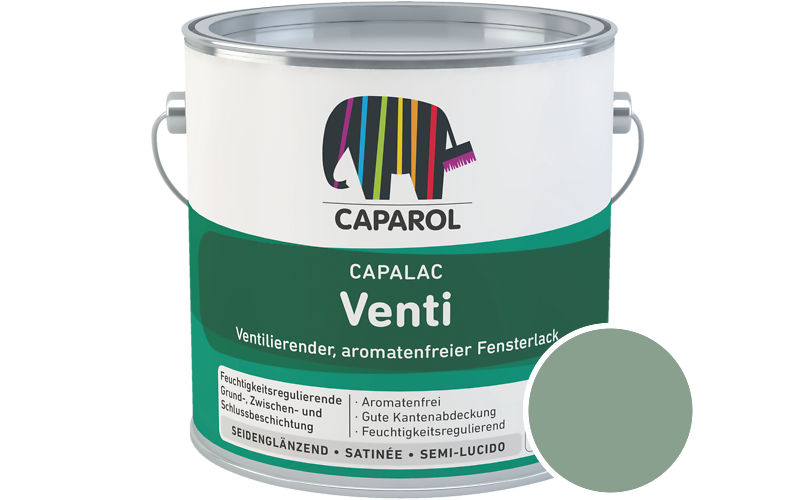 Caparol Capalac Venti Fensterlack 750ml Lack / Getnt im Farbton Mint 45