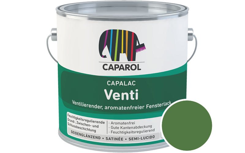 Caparol Capalac Venti Fensterlack 750ml Lack / Getönt im Farbton Oase 125