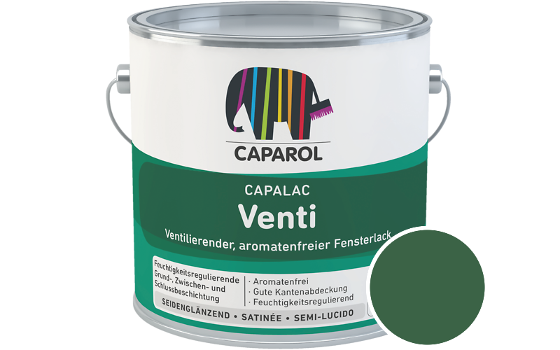 Caparol Capalac Venti Fensterlack 750ml Lack / Get�nt im Farbton Palm 40