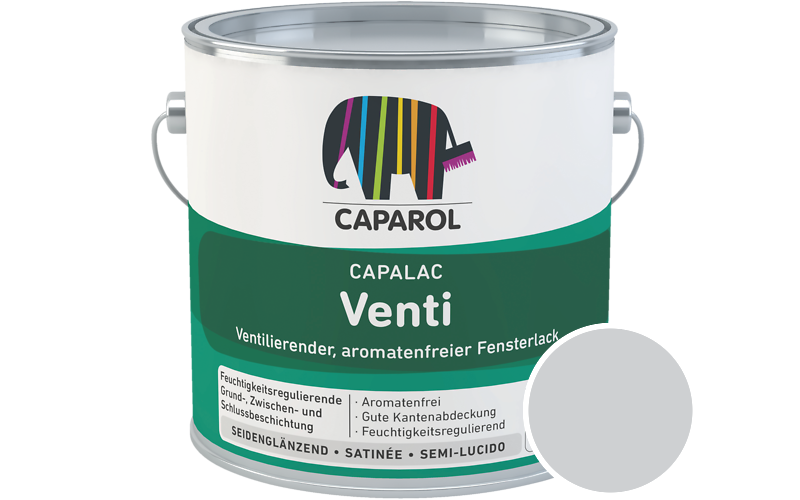 Caparol Capalac Venti Fensterlack 2,5L Lack / Getönt im Farbton Saphir 30