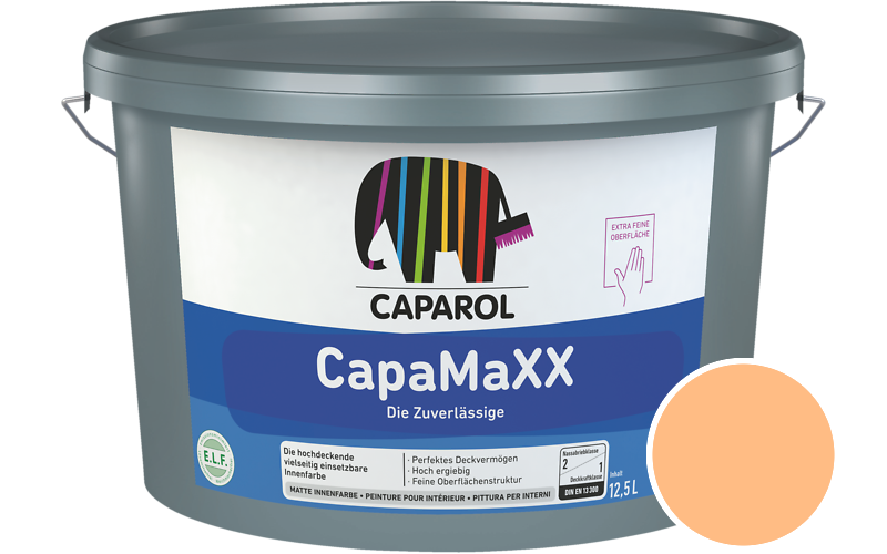 Caparol CapaMaXX 7,5L Innenfarbe / Getnt im Farbton Amber 140