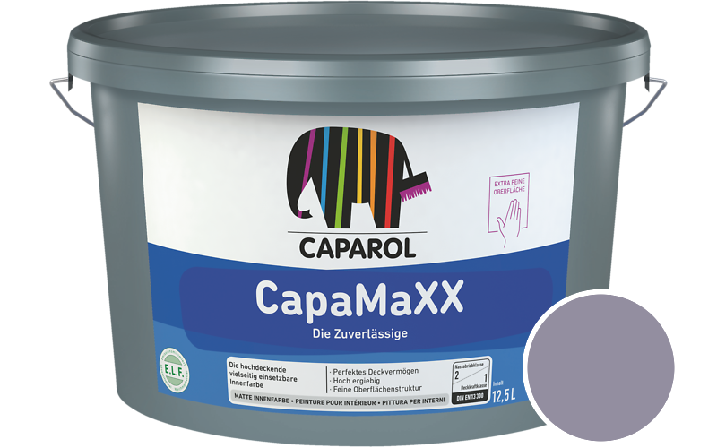 Caparol CapaMaXX 2,5L Innenfarbe / Getnt im Farbton Amethyst 110