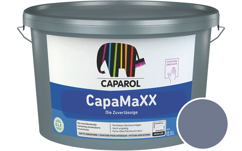Caparol CapaMaXX 2,5L Innenfarbe / Getnt im Farbton Aquarell 65