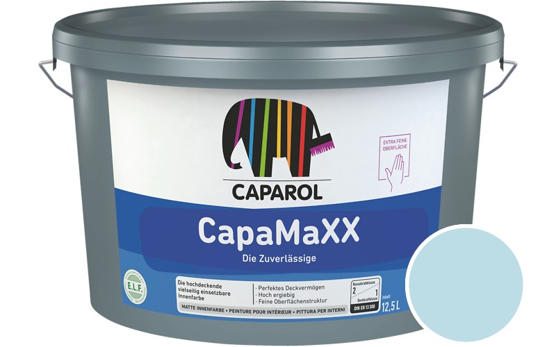 Caparol CapaMaXX 2,5L Innenfarbe / Getnt im Farbton Arctis 120