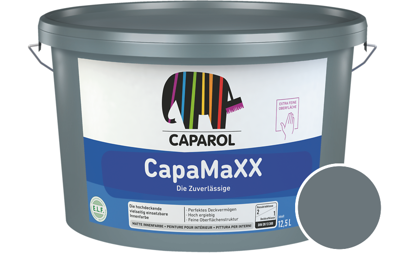 Caparol CapaMaXX 2,5L Innenfarbe / Getnt im Farbton Arctis 40