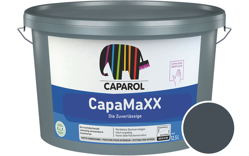 Caparol CapaMaXX 2,5L Innenfarbe / Getnt im Farbton Atlantis 0