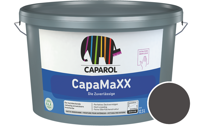 Caparol CapaMaXX 12,5L Innenfarbe / Getnt im Farbton Basalt 0