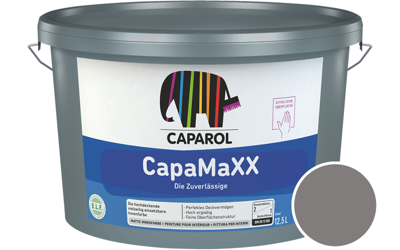 Caparol CapaMaXX 7,5L Innenfarbe / Getnt im Farbton Basalt 12