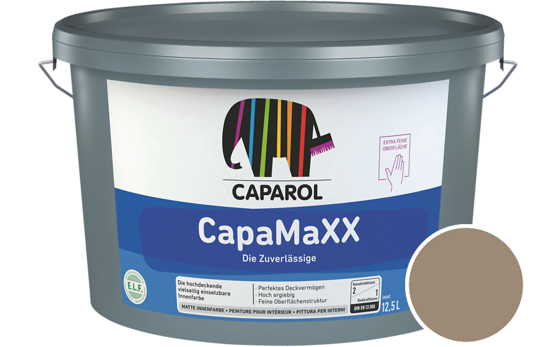 Caparol CapaMaXX 12,5L Innenfarbe / Getnt im Farbton Caramel 40