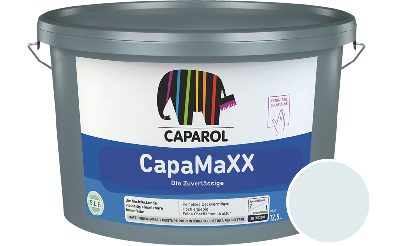 Caparol CapaMaXX 2,5L Innenfarbe / Getnt im Farbton Coelin 60