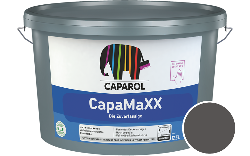 Caparol CapaMaXX 2,5L Innenfarbe / Getnt im Farbton Ferro 10