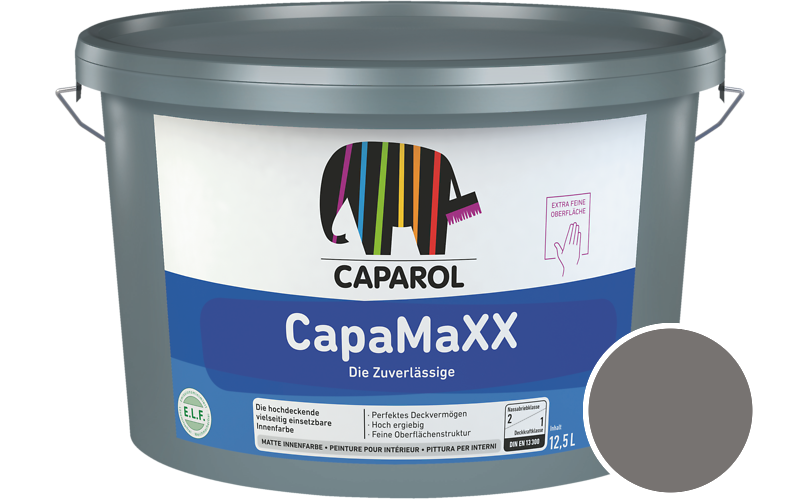 Caparol CapaMaXX 2,5L Innenfarbe / Getnt im Farbton Ferro 20