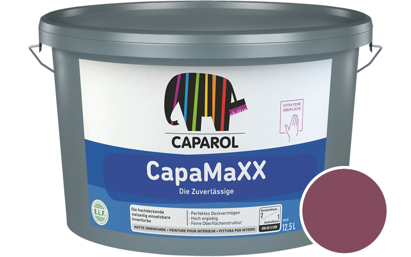 Caparol CapaMaXX 7,5L Innenfarbe / Getnt im Farbton Flamenco 125