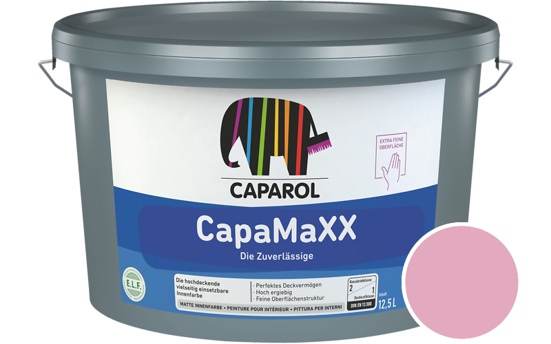 Caparol CapaMaXX 12,5L Innenfarbe / Getnt im Farbton Flamenco 145