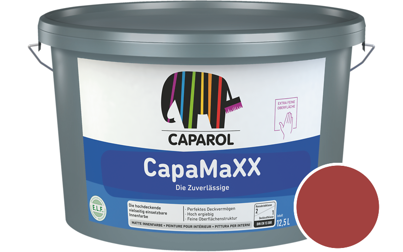 Caparol CapaMaXX 2,5L Innenfarbe / Getnt im Farbton Grenadin 125