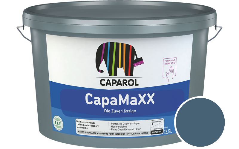 Caparol CapaMaXX 2,5L Innenfarbe / Getnt im Farbton Iris 0