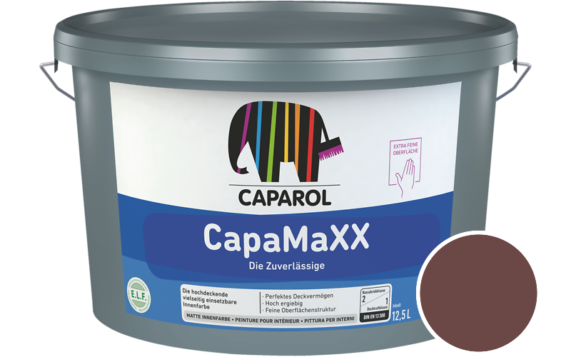 Caparol CapaMaXX 2,5L Innenfarbe / Getnt im Farbton Korall 130