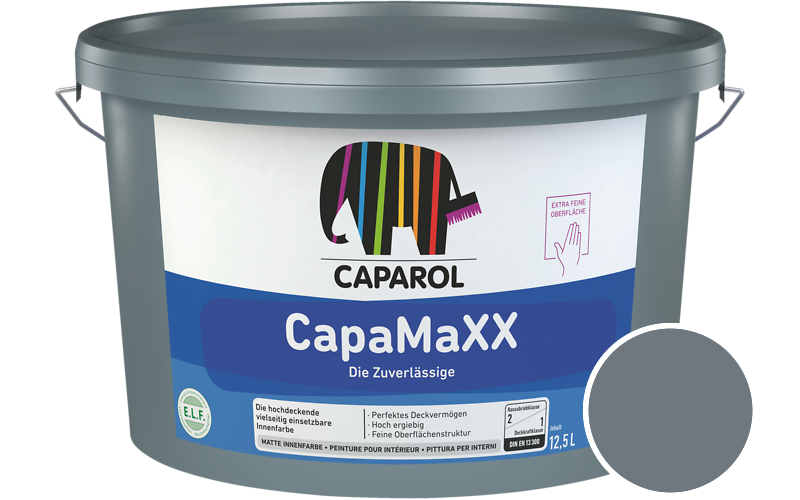 Caparol CapaMaXX 12,5L Innenfarbe / Getnt im Farbton Lago 15