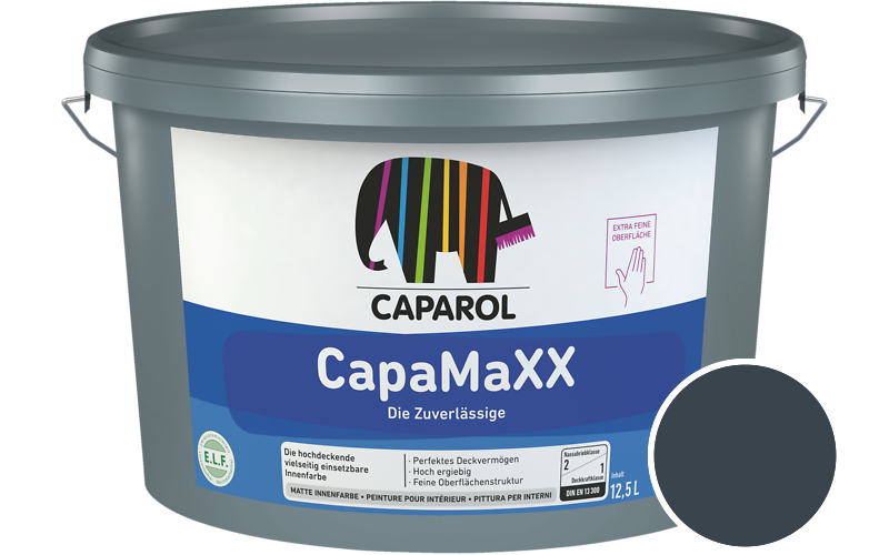 Caparol CapaMaXX 2,5L Innenfarbe / Getnt im Farbton Lago 5