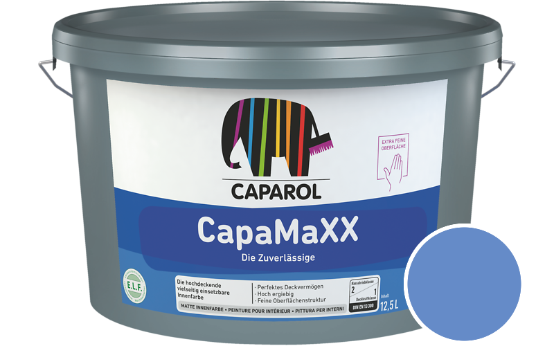 Caparol CapaMaXX 2,5L Innenfarbe / Getnt im Farbton Lapis 12