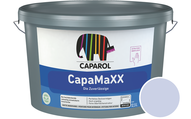 Caparol CapaMaXX 2,5L Innenfarbe / Getnt im Farbton Lavendel 150