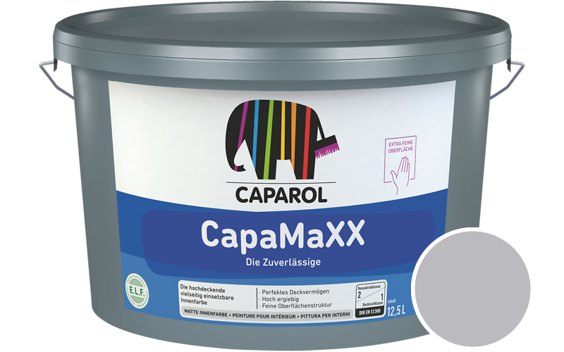 Caparol CapaMaXX 7,5L Innenfarbe / Getnt im Farbton Litho 20