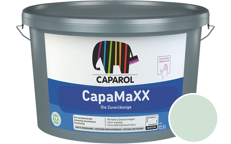 Caparol CapaMaXX 12,5L Innenfarbe / Getnt im Farbton Malachit 90