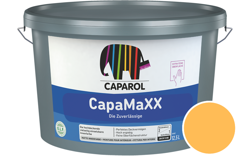 Caparol CapaMaXX 2,5L Innenfarbe / Getnt im Farbton Marill 130