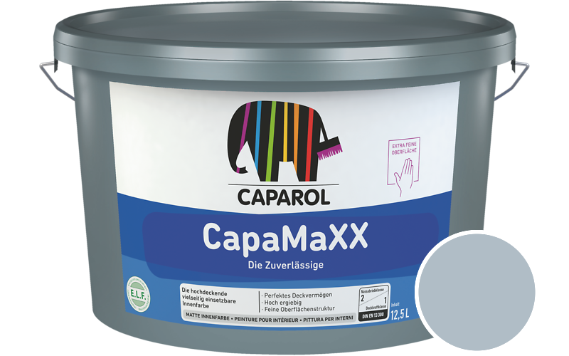 Caparol CapaMaXX 2,5L Innenfarbe / Get�nt im Farbton Marin 10