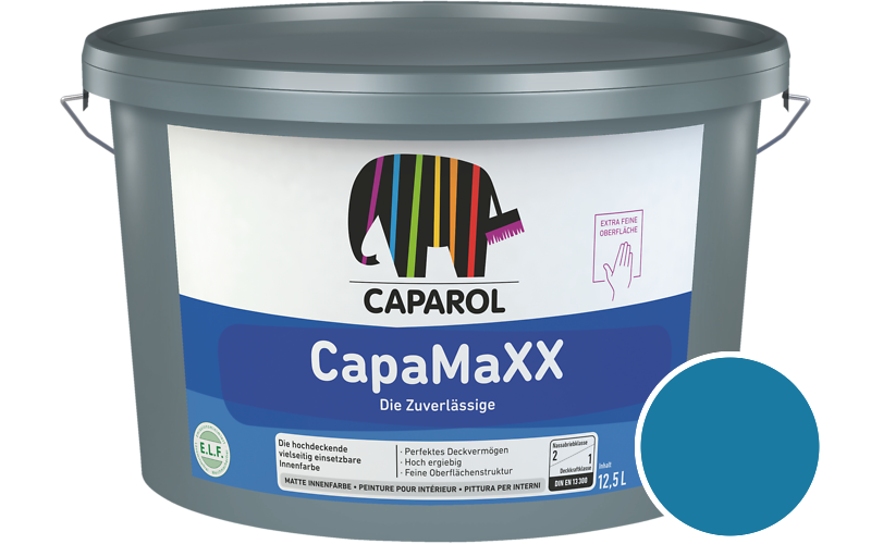 Caparol CapaMaXX 12,5L Innenfarbe / Getnt im Farbton Marin 65