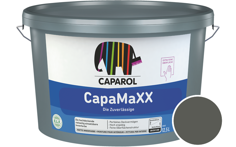 Caparol CapaMaXX 2,5L Innenfarbe / Getnt im Farbton Moos 5
