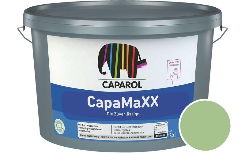 Caparol CapaMaXX 12,5L Innenfarbe / Getnt im Farbton Oase 110