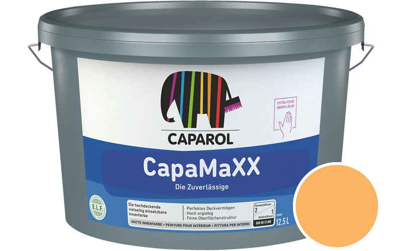 Caparol CapaMaXX 12,5L Innenfarbe / Getnt im Farbton Onyx 230