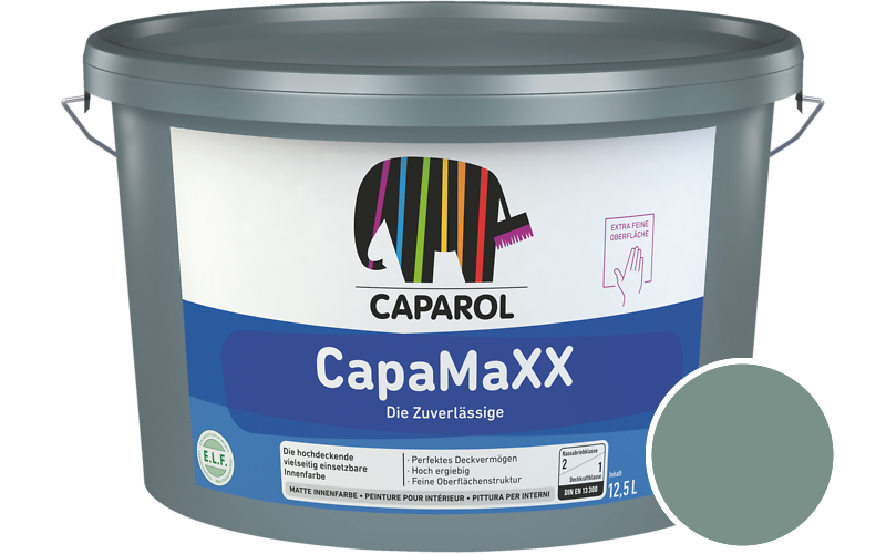 Caparol CapaMaXX 7,5L Innenfarbe / Getnt im Farbton Patina 5