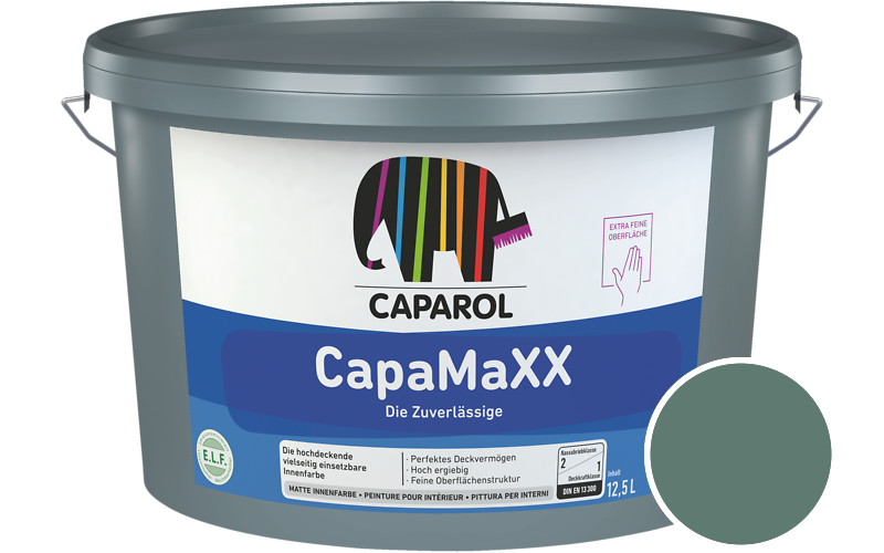 Caparol CapaMaXX 2,5L Innenfarbe / Getnt im Farbton Patina 70