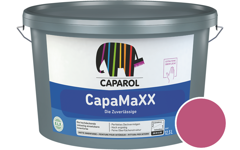 Caparol CapaMaXX 12,5L Innenfarbe / Getnt im Farbton Pink 10