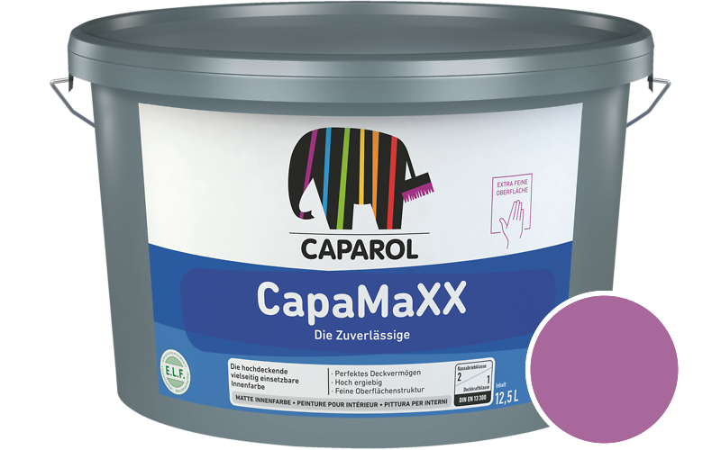 Caparol CapaMaXX 7,5L Innenfarbe / Getnt im Farbton Pink 30