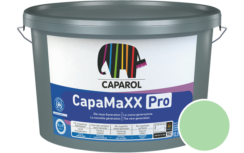 Caparol CapaMaXX Pro 5L Innenfarbe / Get�nt im Farbton Agave 105