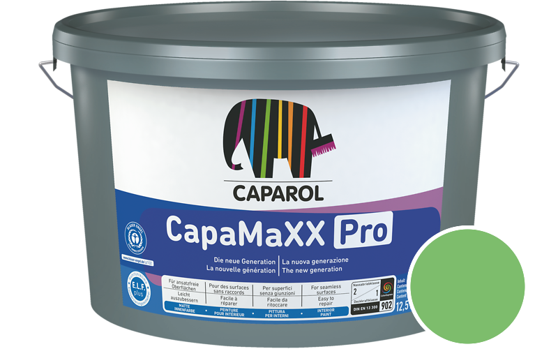 Caparol CapaMaXX Pro 5L Innenfarbe / Get�nt im Farbton Agave 135